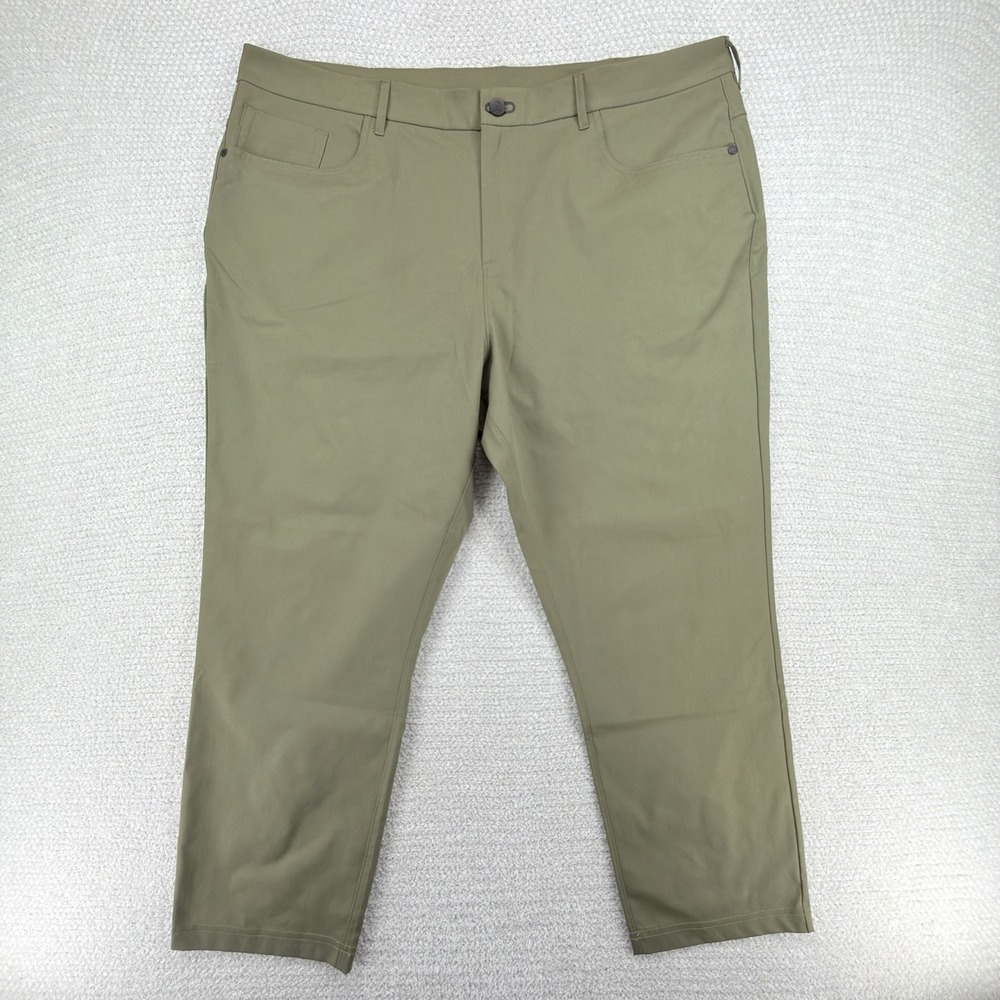 Public Rec All Day Every Day Pants Mens 42x28 Olive Performance Stretch 5 Pocket